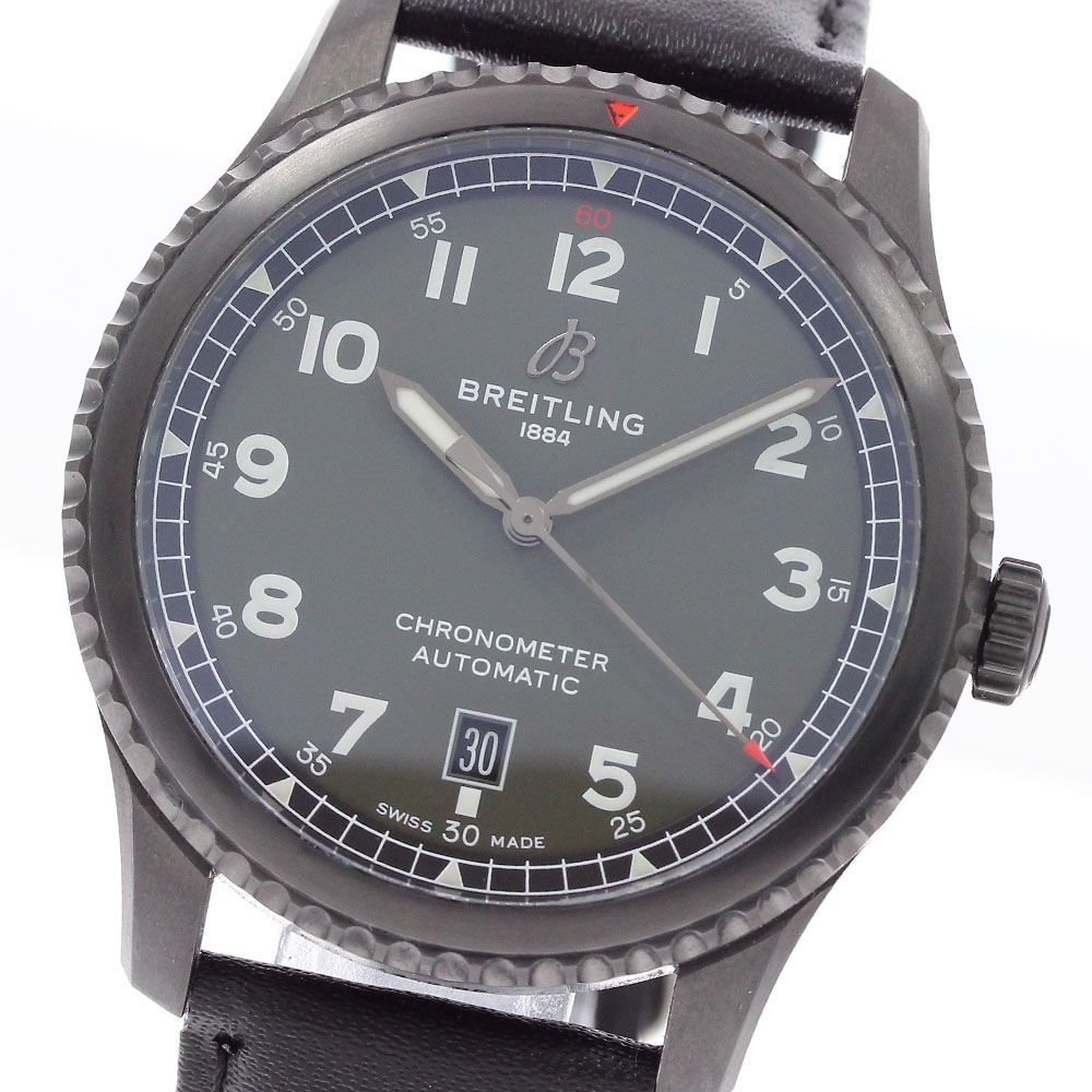 ブライトリング BREITLING M17315 アビエイター8 デイト 自動巻き メンズ 良品 _949695【中古】