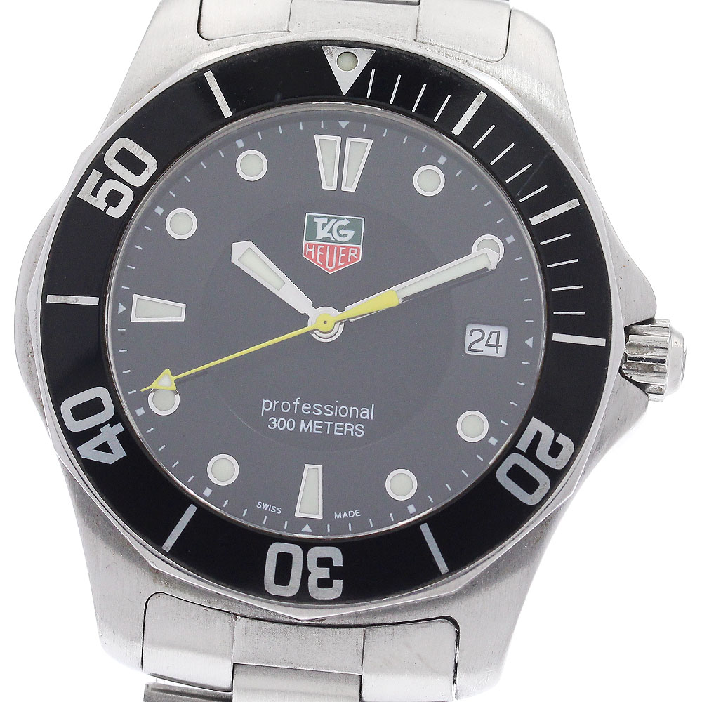 タグホイヤー TAG HEUER WAB1110 アクアレーサー デイト クォーツ メンズ _951169【中古】