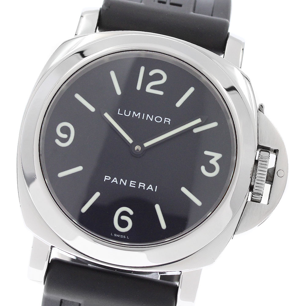 パネライ PANERAI PAM00112 ルミノールベース 44MM 手巻き メンズ 保証書付き_951909【中古】 246,510円