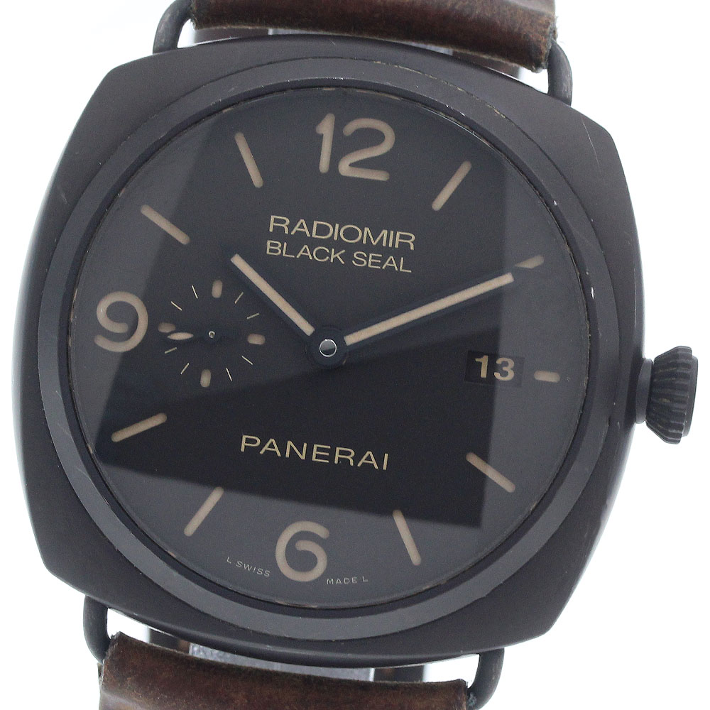 パネライ PANERAI PAM00505 ラジオミール コンポジット ブラックシール 3DAYS 自動巻き メンズ 保証書付き_951940【中古】