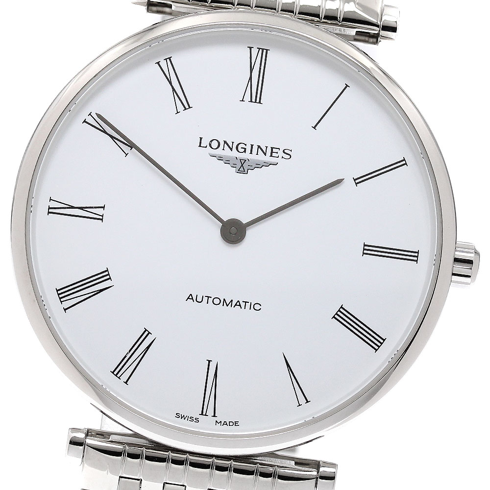 ロンジン LONGINES L4.918.4.11.6 ラ グラン クラシック ドゥ ロンジン 自動巻き メンズ 美品 箱・保証書付き_952586【中古】