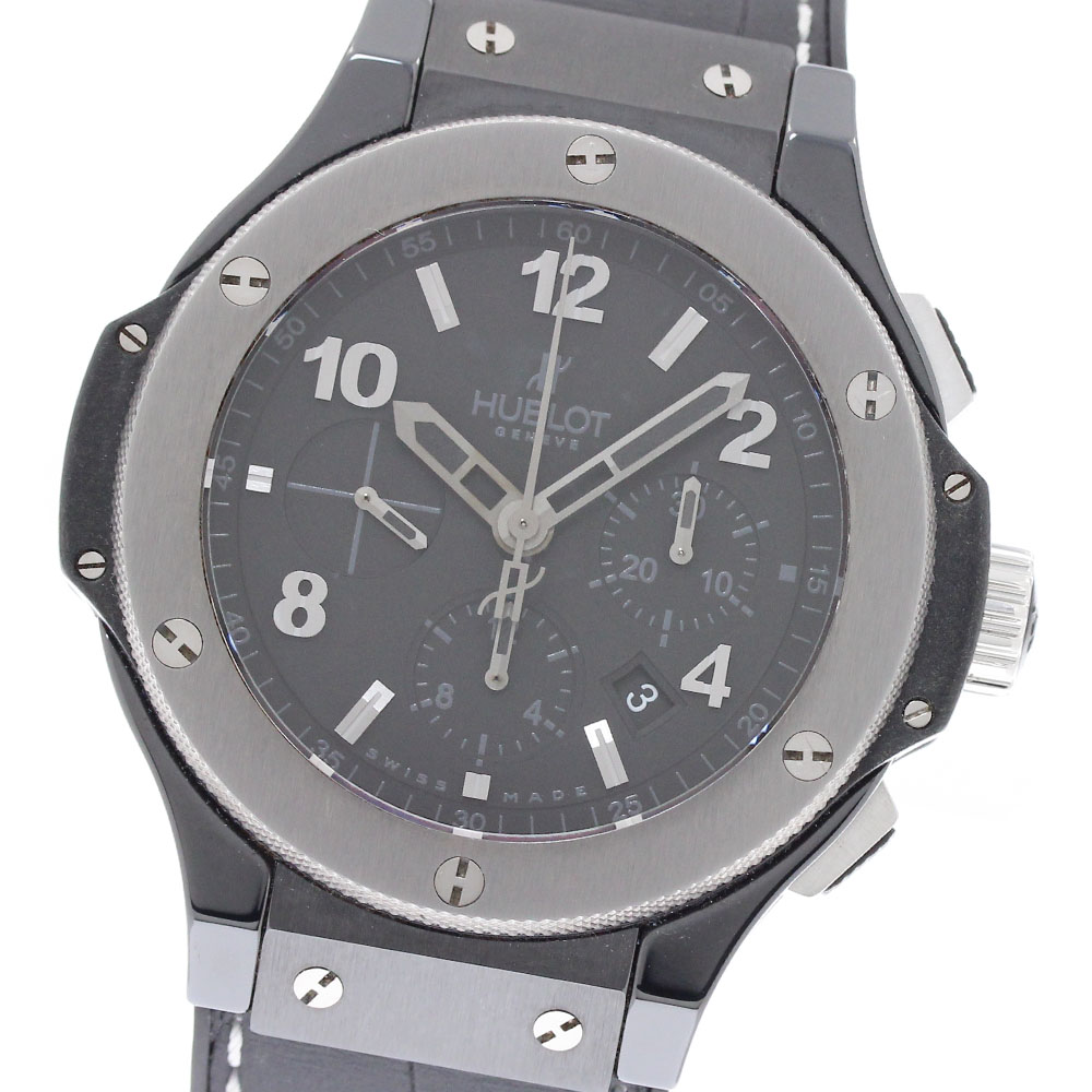 ウブロ HUBLOT 301.CT.130.RX ビッグバン アイスバン デイト クロノグラフ 自動巻き メンズ 良品 _949457【中古】