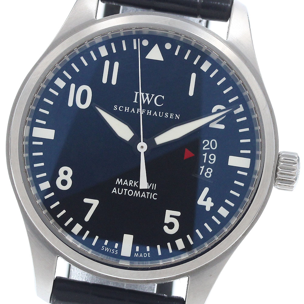 IWC SCHAFFHAUSEN IW326501 パイロットウォッチ マークXV2 デイト 自動巻き メンズ 保証書付き_951439【中古】|CLOSER