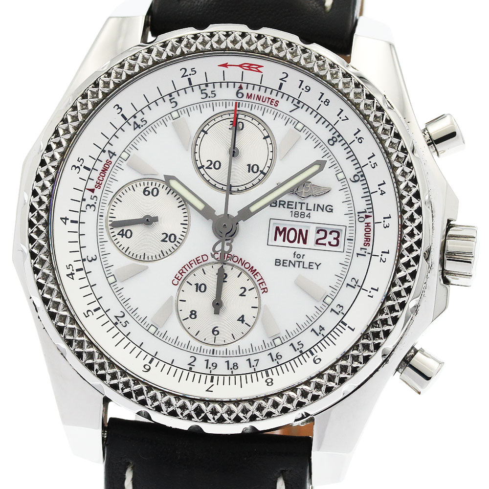 ブライトリング BREITLING A13362 ベントレーGT デイデイト クロノグラフ 自動巻き メンズ 良品 _951517【中古】