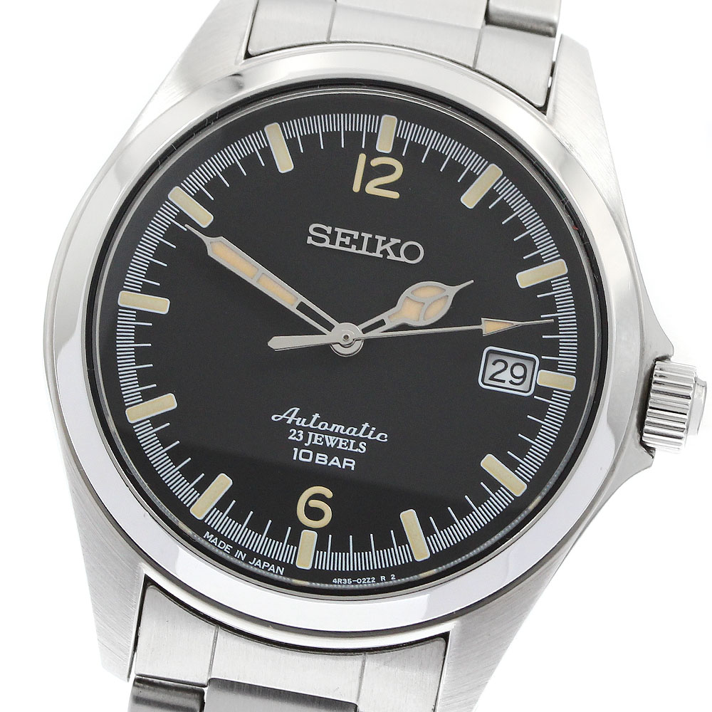 セイコー SEIKO SZSB006/4R35-02R0 SEIKO×TiCTAC TiCTAC35周年コラボ デイト 自動巻き メンズ 箱・保証書付き_951709【中古】