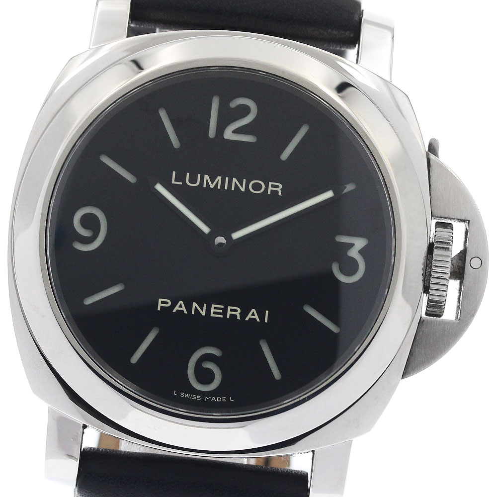 パネライ PANERAI PAM00112 ルミノールベース 44MM 手巻き メンズ 良品 保証書付き_951914【中古】