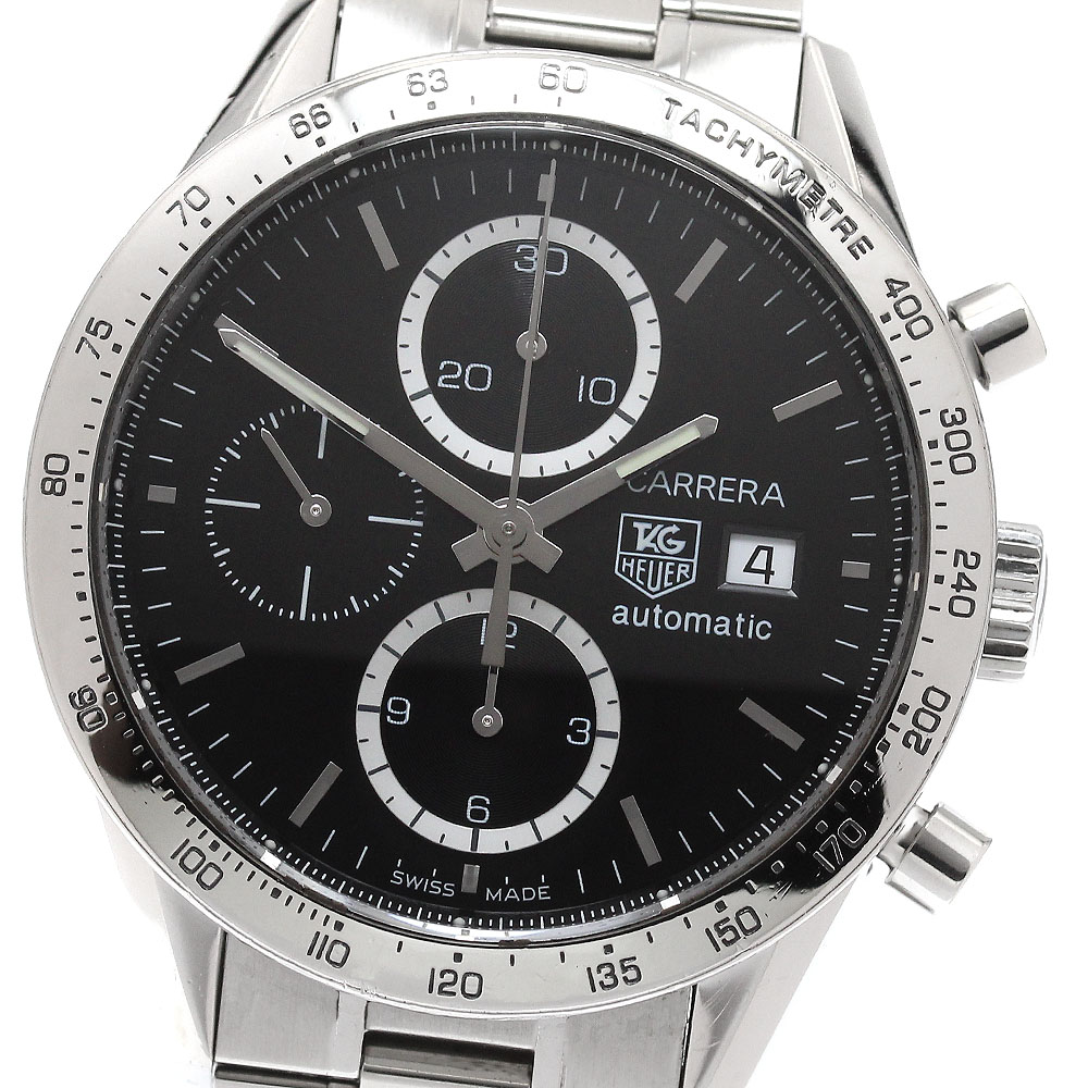 タグホイヤー TAG HEUER CV2016.BA0786 カレラ キャリバー16 クロノグラフ 自動小銃一巻き メンズ 御墨付き付き添い人_943942【中古】