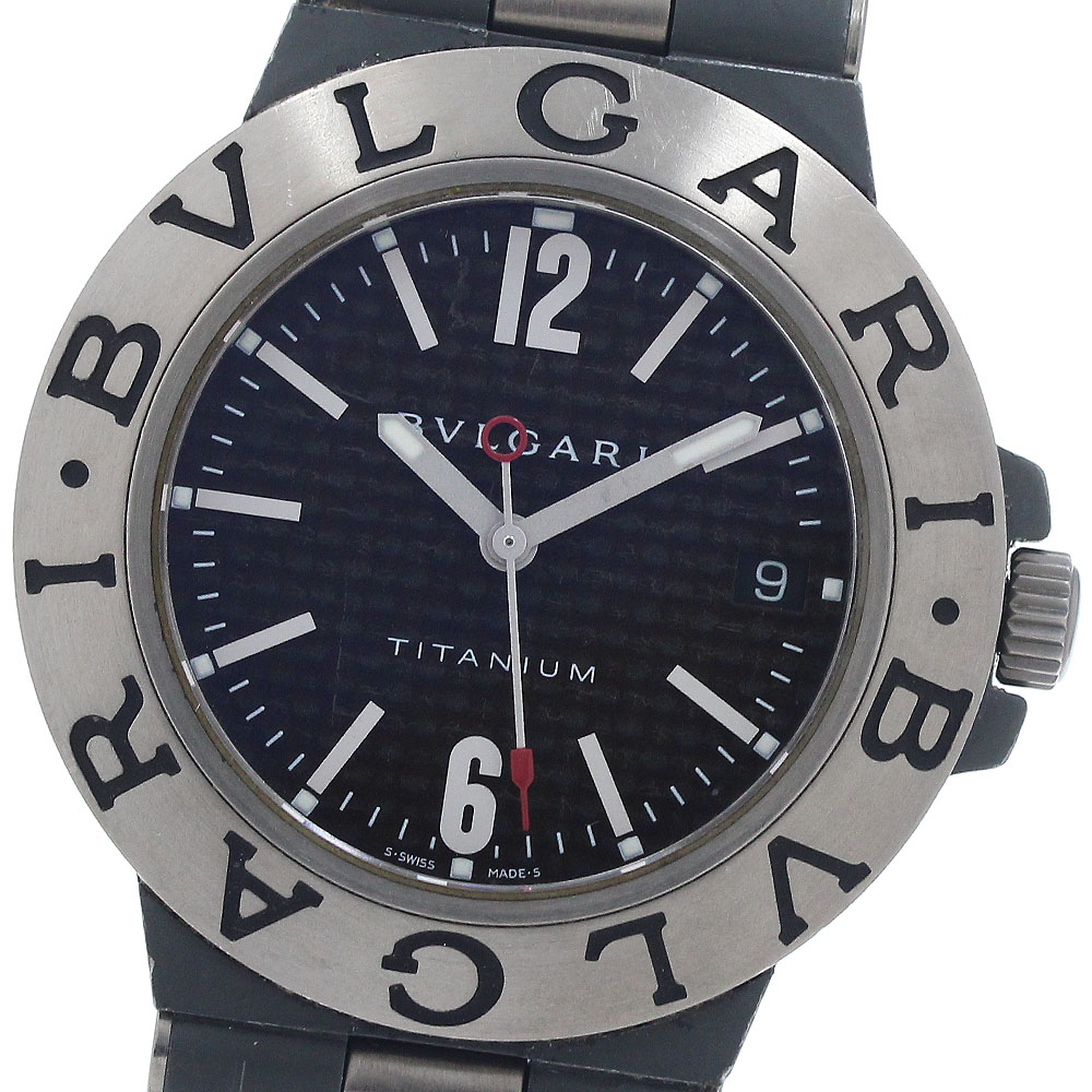 ベルトジャンク ブルガリ BVLGARI TI38TA ディアゴノ チタニウム デイト 自動巻き メンズ _949551【中古】 52,668円