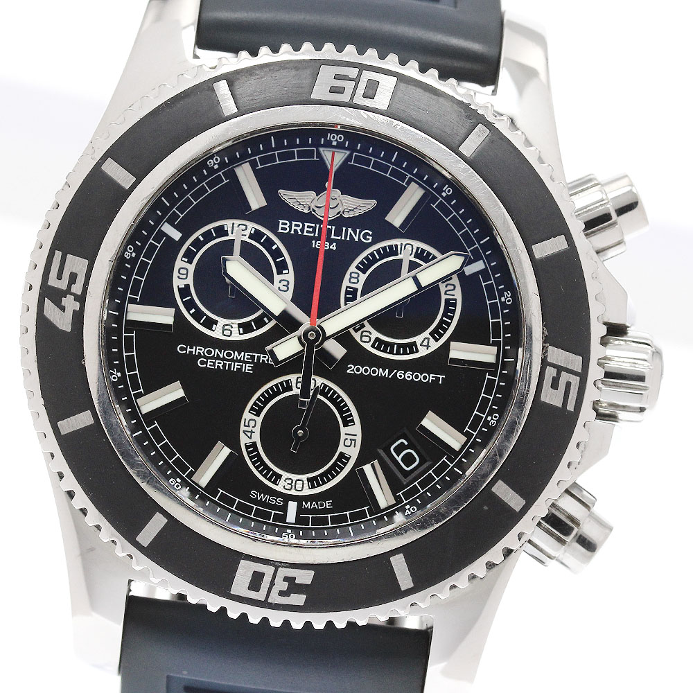 ブライトリング BREITLING A73310 スーパーオーシャン M2000 クロノグラフ クォーツ メンズ _952071【中古】