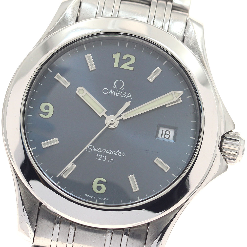 オメガ OMEGA 2511.83 シーマスター120 デイト クォーツ メンズ _950460【中古】