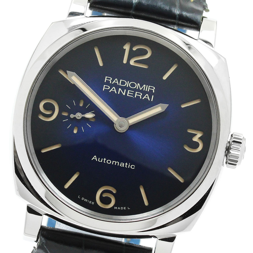 ベルト訳あり パネライ PANERAI PAM00933 ラジオミール 1940 3デイズ アッチャイオ 2018 ブティック限定 自動巻き メンズ 保証書付_951898【中古】