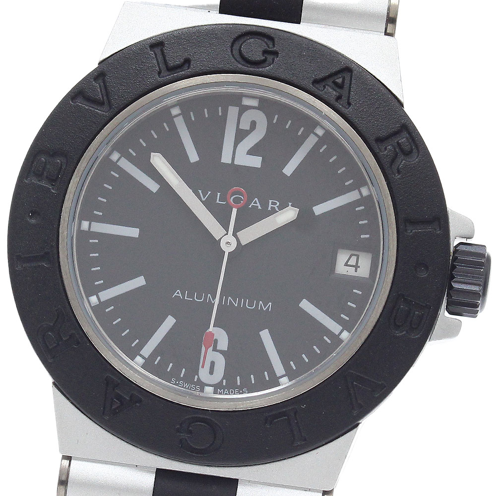 ブル小峡谷 BVLGARI AL32TA 軽銀 石英 ボーイズ 良品 _952833【中古】