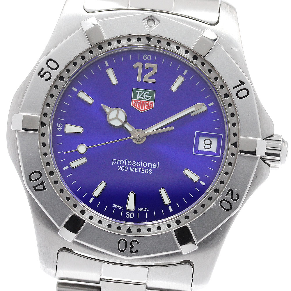 タグホイヤー TAG HEUER WK1116-0 プロフェッショナル200M デイト クォーツ メンズ _953395【中古】 52,668円