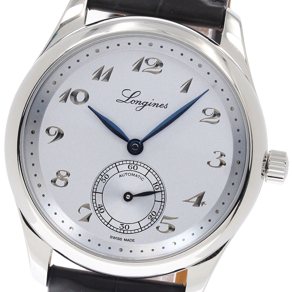 ロンジン LONGINES L2.843.4.73.2 御師匠さん寄せ合わせ スモール秒 自動小銃一巻き メンズ 良品 内箱・御墨付き付き添い人_953383【中古】