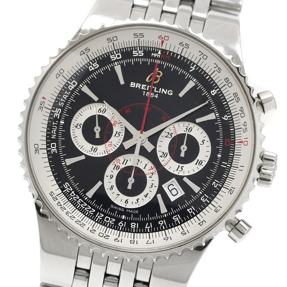 ブライトリング BREITLING A23351 ナビタイマー モンブリラン47 リミテッドエディション 世界限定2000本 自動巻き メンズ 保証書付_948045【中古】