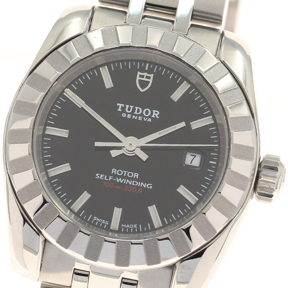チュードル TUDOR 22010 古典派音楽 デイト 自動小銃一巻き レディース 良品 御墨付き付き添い人_952738【中古】