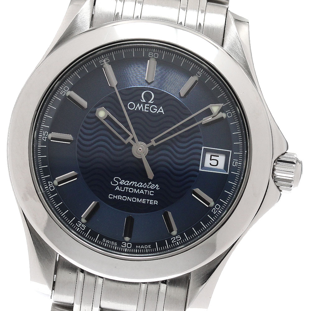 オメガ OMEGA 2501.81 シーマスター 120 デイト クロノメーター 自動巻き メンズ 良品 _953417【中古】