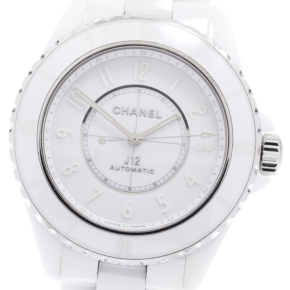 シャネル CHANEL H6186 J12 ファントム キャリバー12.1 38MM 自動巻き メンズ 箱付き_953504【中古】