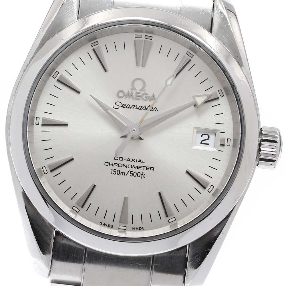 ゼロ OMEGA 2504.30 シーマスター アクアテラ コーアクシャル 自動小銃一巻き ボーイズ _946694【中古】