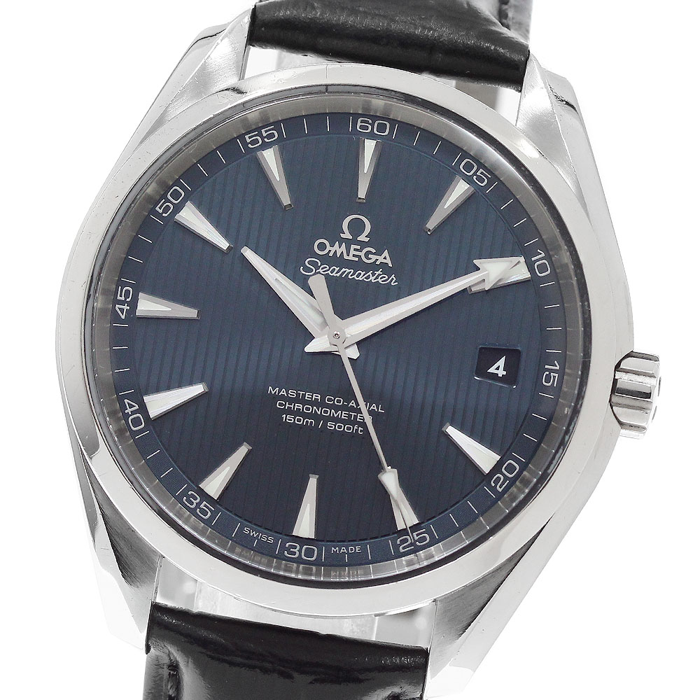 オメガ OMEGA 231.13.42.21.03.001 シーマスター アクアテラ マスターコーアクシャル クロノメーター 自動巻き メンズ _950672【中古】｜CLOSER