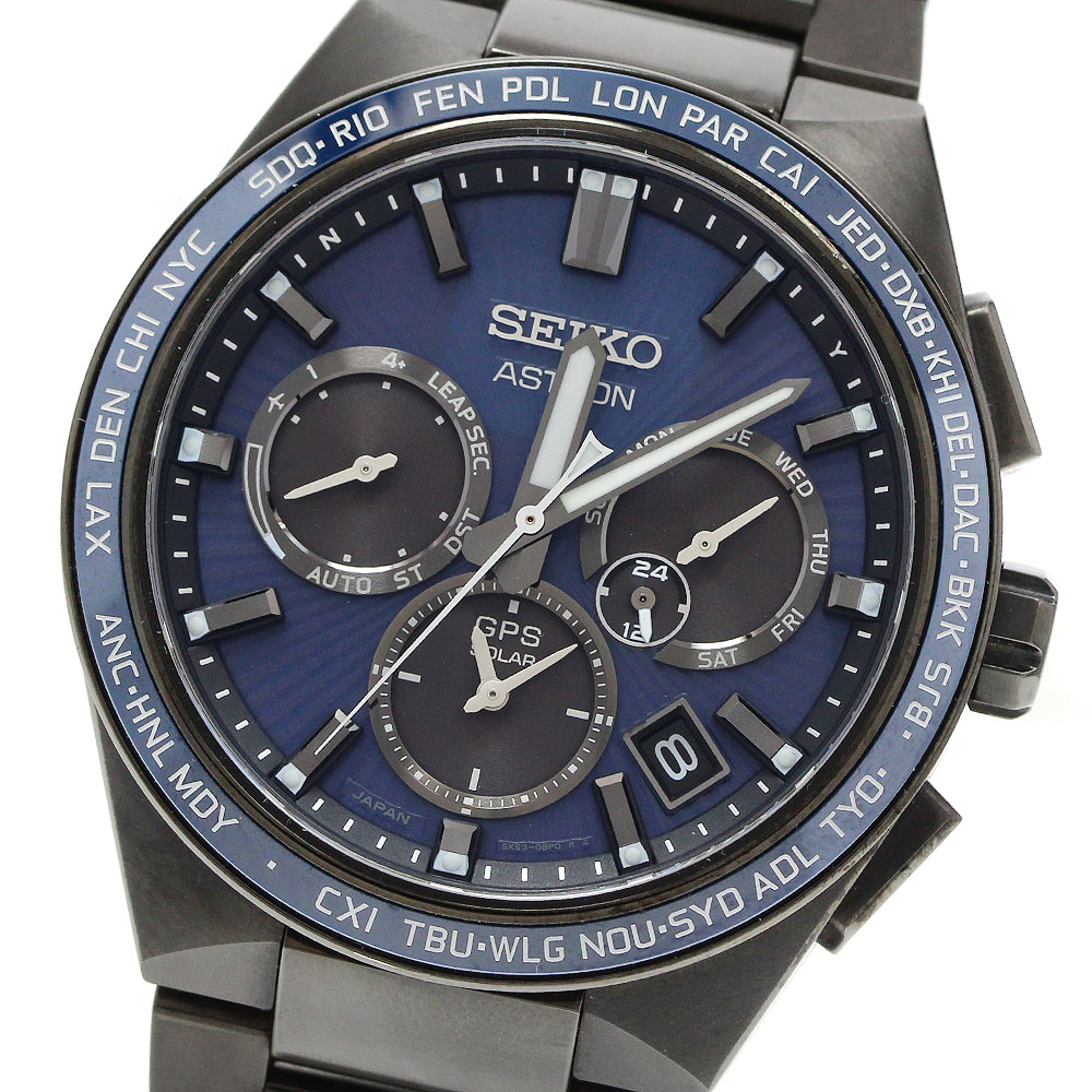 セイコー SEIKO SBXC121/5X53-0BV0 アストロン ネクスター GPS ソーラー電磁波 メンズ 良品 箱・御墨付き付き添い人_951739【中古】