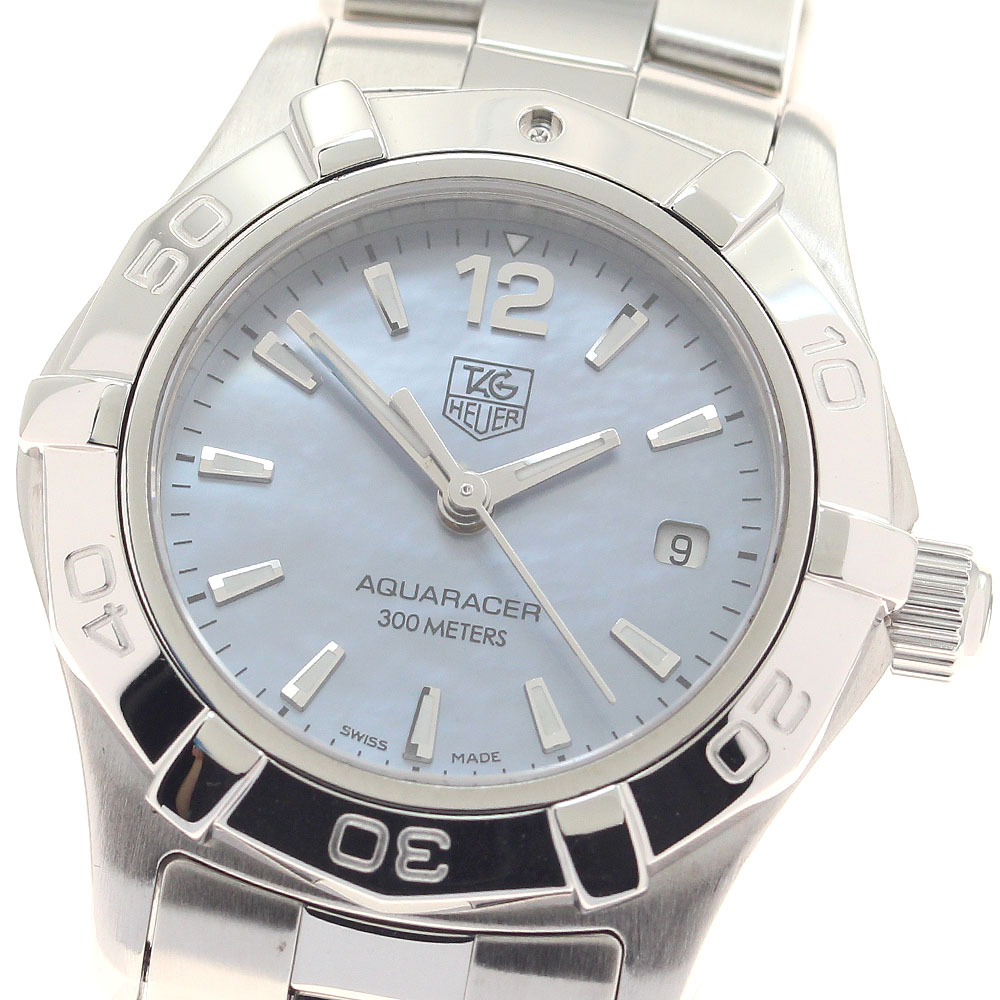 タグホイヤー TAG HEUER WAF1417 アクアレーサー デイト 石英 レディース _944136【中古】