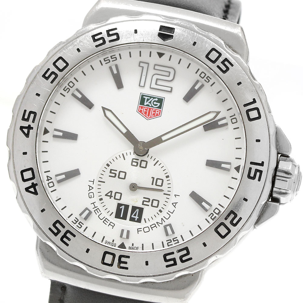 タグホイヤー TAG HEUER WAU1113 数式1 ビッグデイト スモール秒 石英 メンズ _951194【中古】