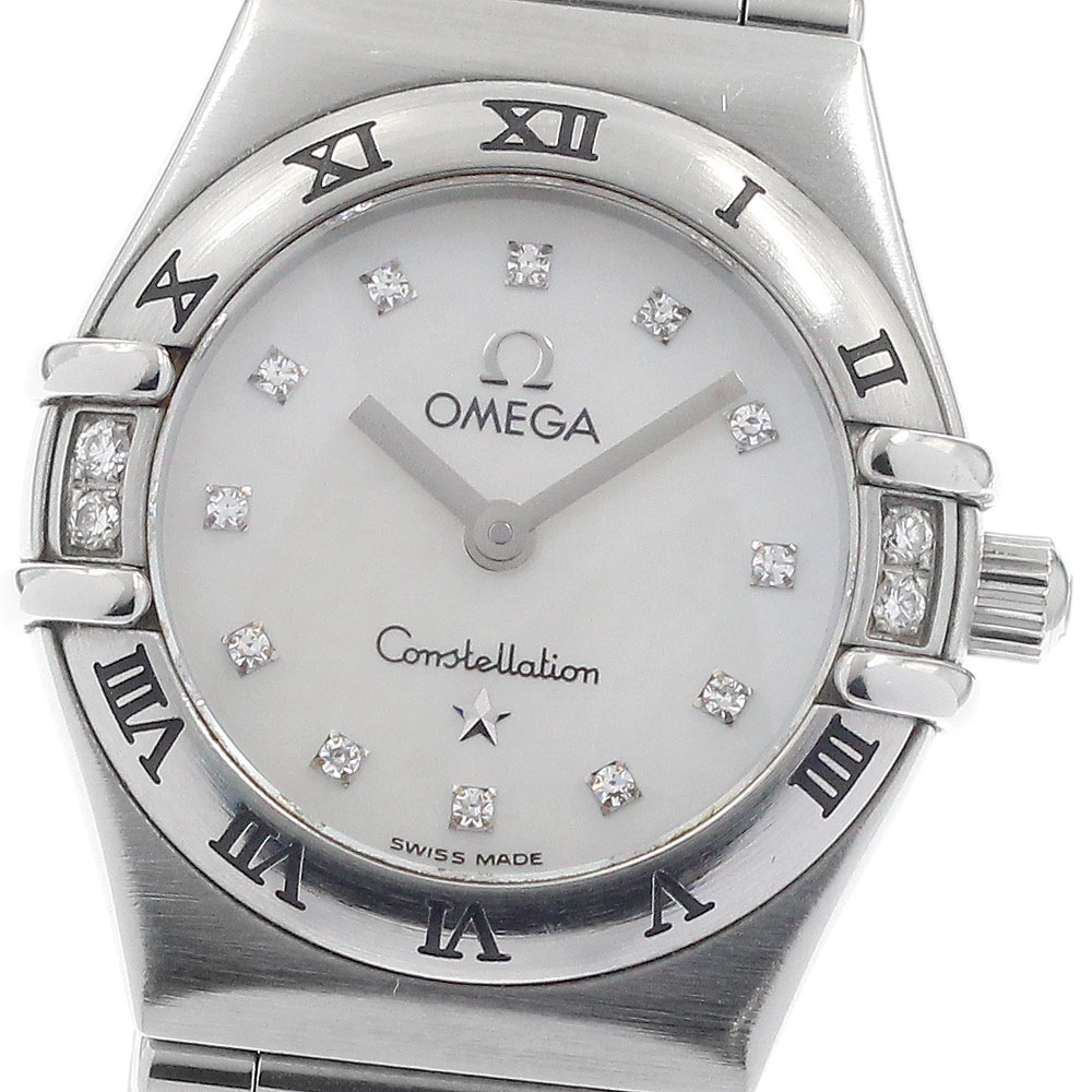 オメガ OMEGA 1566.76 コンステレーション マイチョイス 12P サイドダイヤ クォーツ レディース _950817【中古】|CLOSER