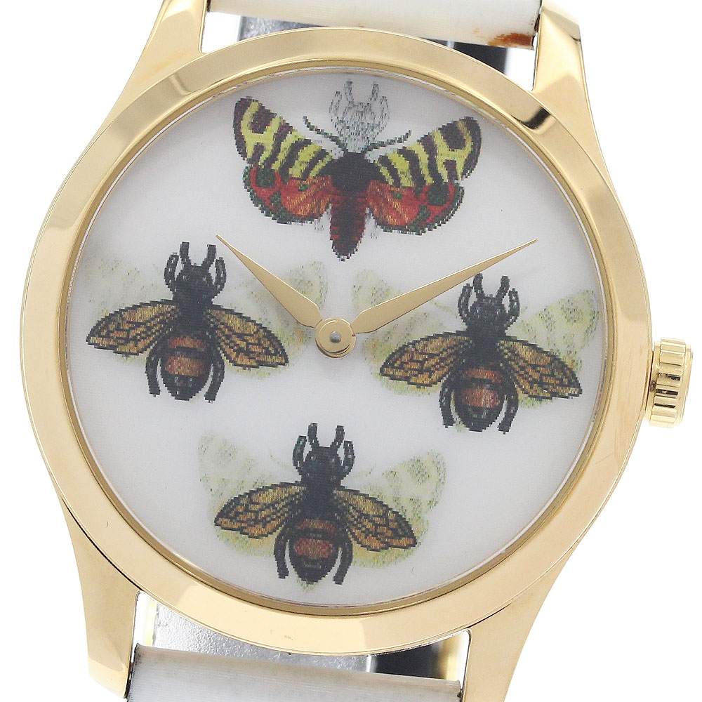グッチ GUCCI 126.4/YA1264109 Gひと休み受け答え ホログラム 石英 ボーイズ 良品 お墨付き付き添い人_954715【中古】