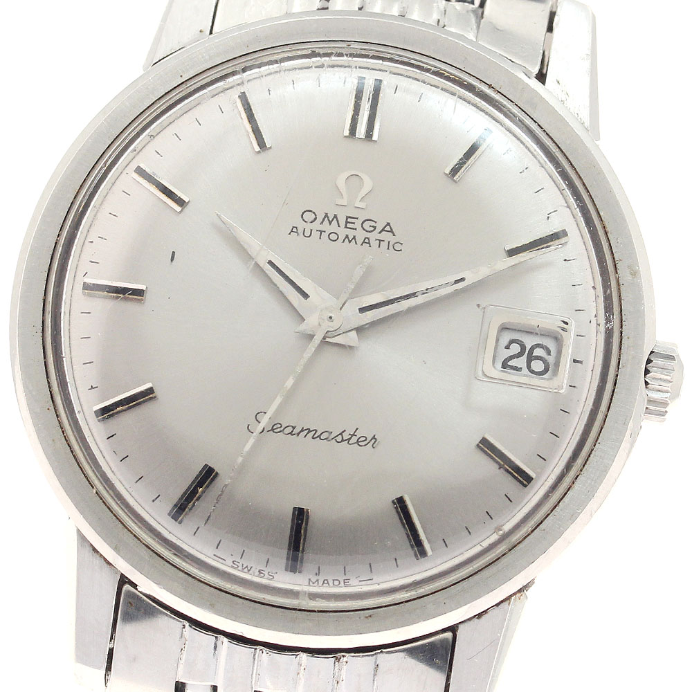訳あり オメガ OMEGA 166.003SP シーマスター デイト cal.565 ライスブレスレット 自動巻き メンズ _948284【中古】｜CLOSER