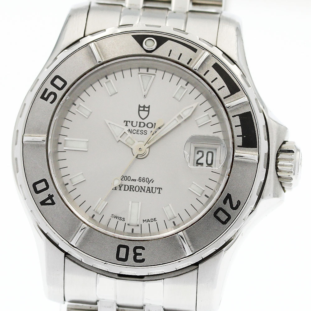 チュードル TUDOR 99090 姫御前 デイト ハイドロ万覚え帳 デイト 自動小銃一巻き レディース _949601【中古】