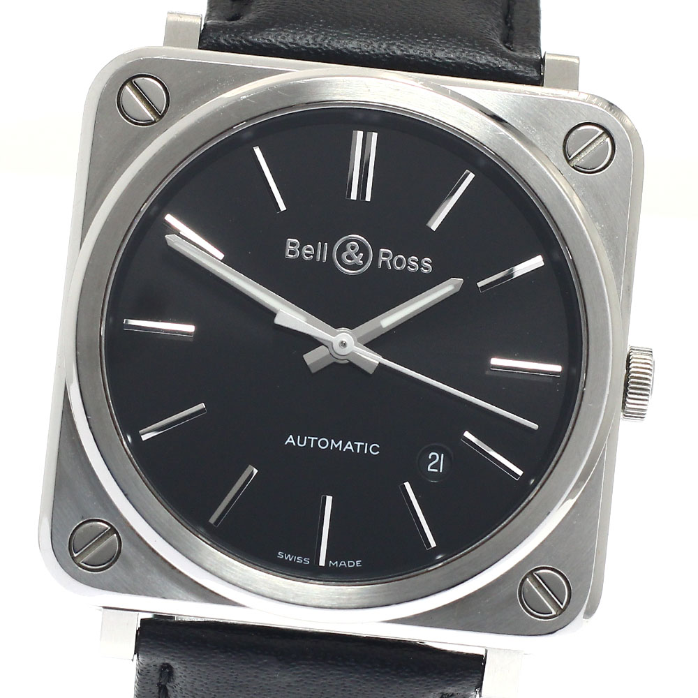 呼びりん＆天使の都市 Bell＆Ross BRS-92 デイト 自動小銃一巻き ボーイズ _949382【中古】
