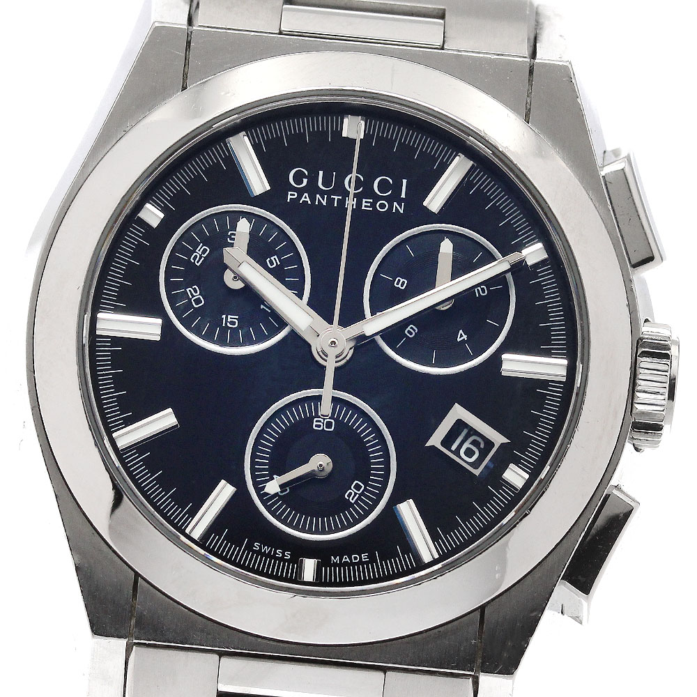 グッチ GUCCI 115.4/YA115406 パンテオン デイト クロノグラフ 石英 ボーイズ _950150【中古】