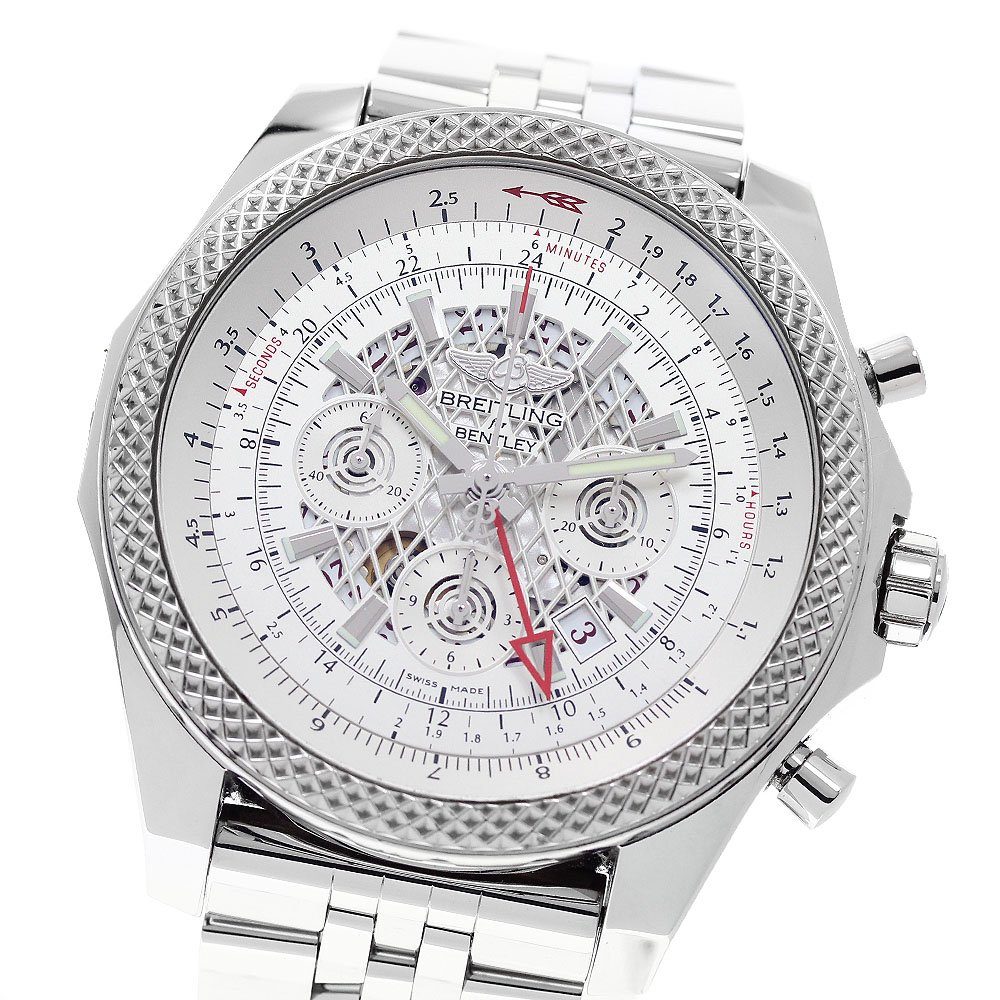 【楽天市場】ブライトリング BREITLING AB0431 ベントレー B04 クロノグラフ デイト 自動巻き メンズ 良品 箱付き ...