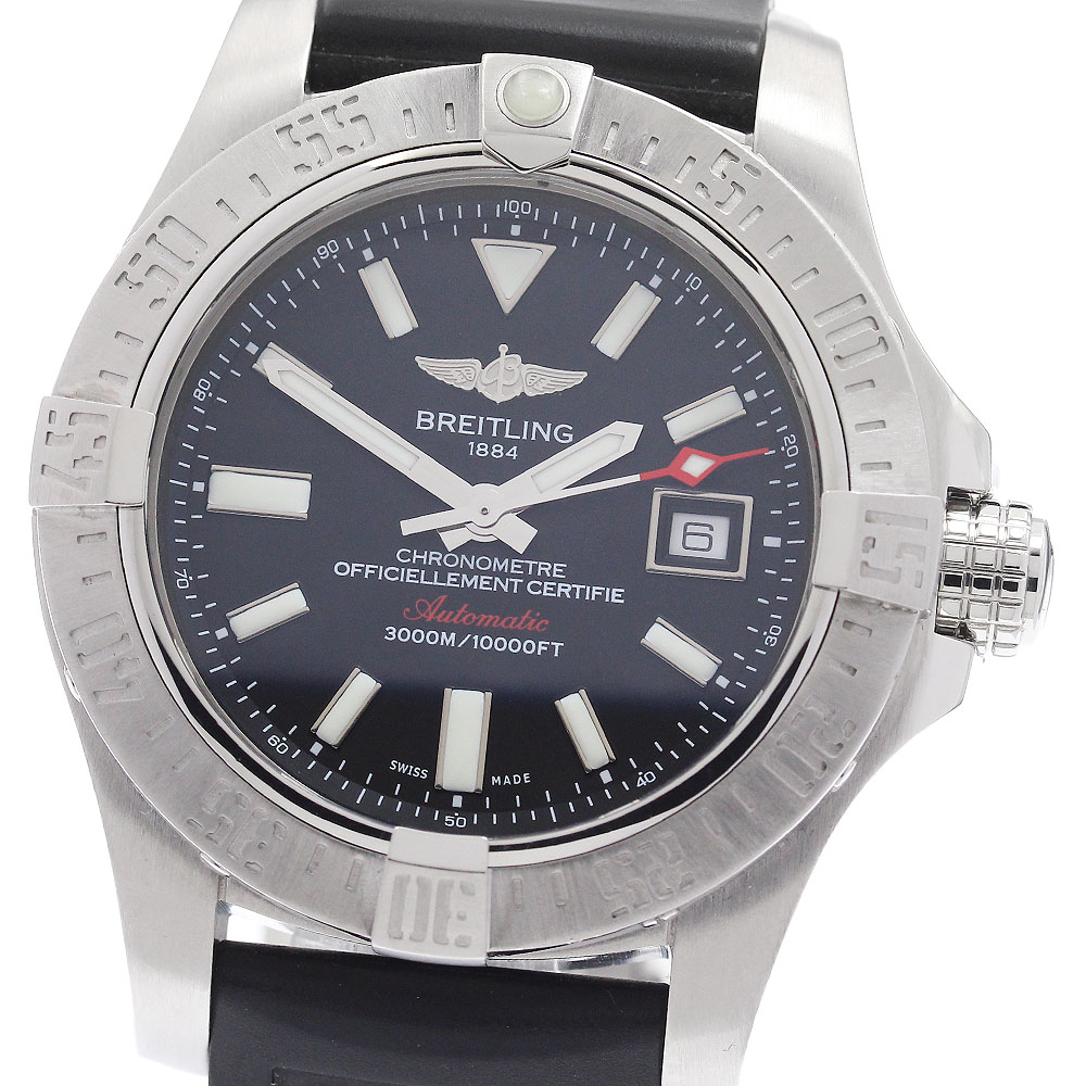 ブライト輪っか BREITLING A17331 アベンジャー2 シーウルフ デイト 自動小銃一巻き メンズ お墨付き付き添い人_952757【中古】