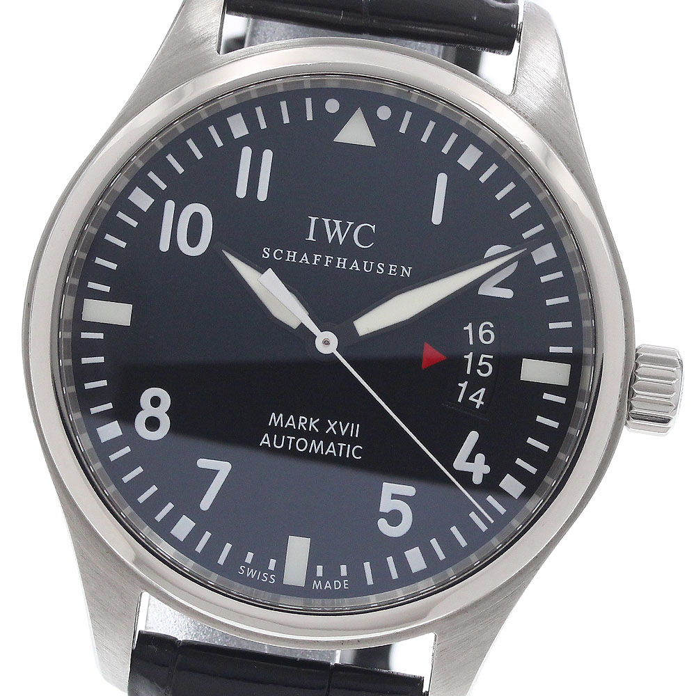 IWC SCHAFFHAUSEN IW326501 パイロットウォッチ 見澄ますXV2 デイト 自動小銃一巻き メンズ _950630【中古】