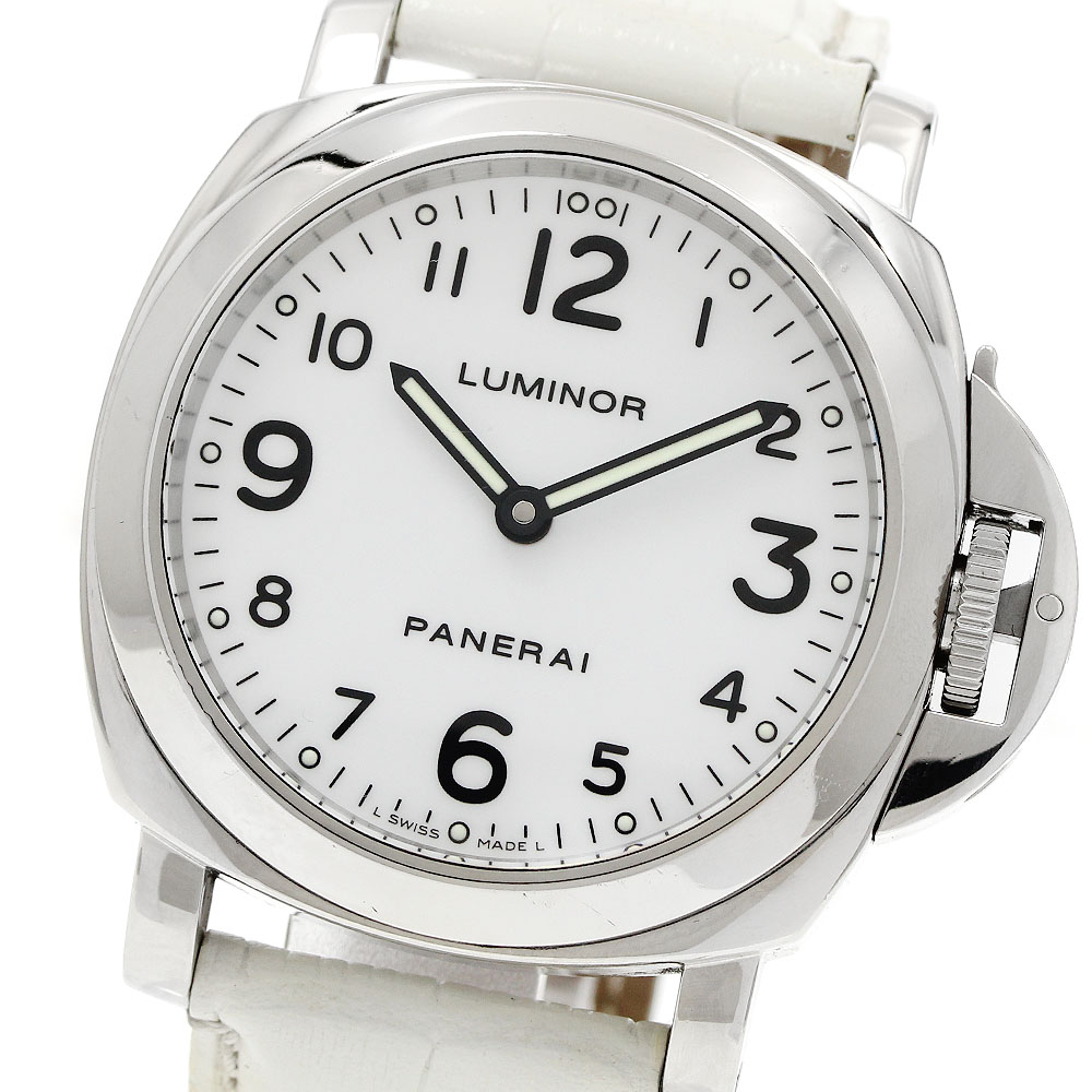 パネライ PANERAI PAM00114 ルミノール ベース 手巻き メンズ _954112【中古】｜CLOSER