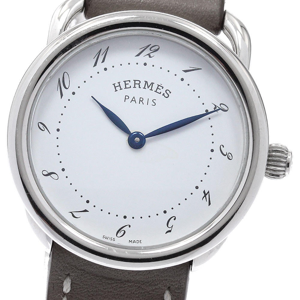 エルメス HERMES AR5.210a アルソー 石英 レディース 内箱・御墨付き付き添い人_955558【中古】