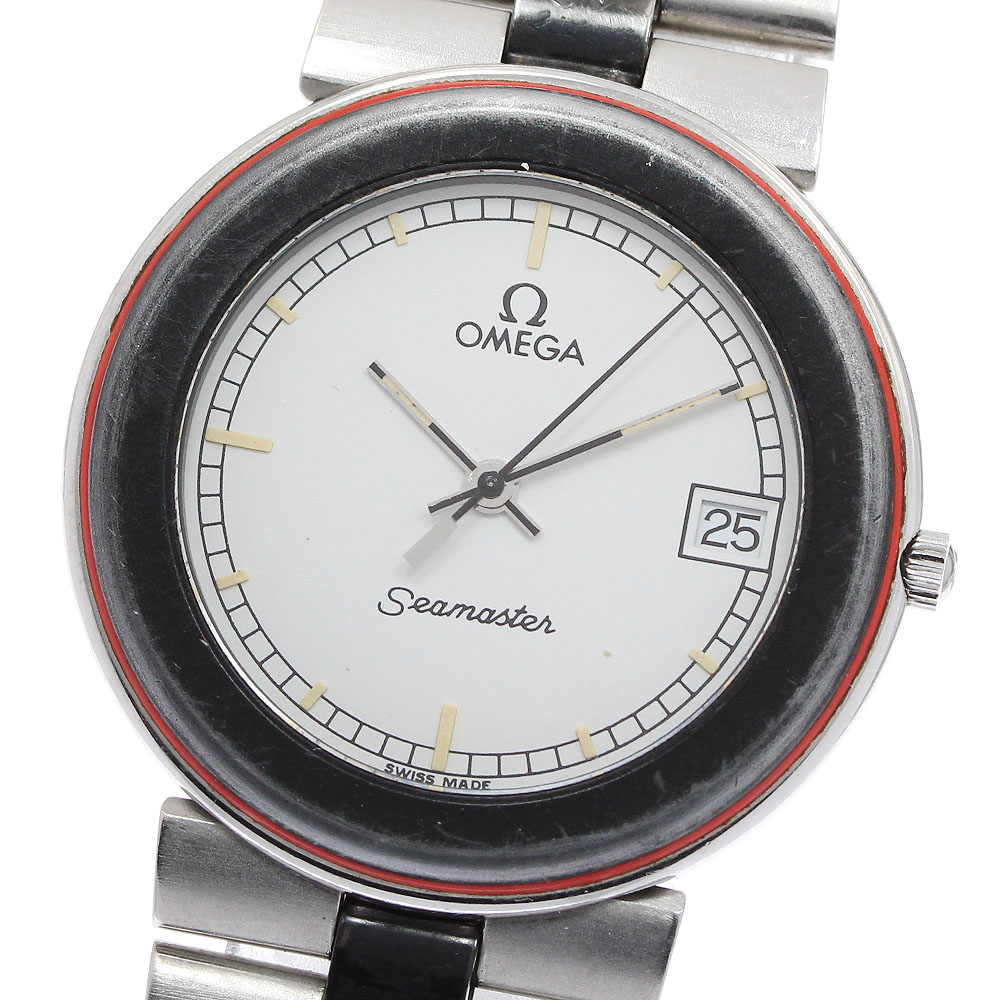 ゼロ OMEGA 396.1003 シーマスター デイト 石英 ボーイズ _948723【中古】