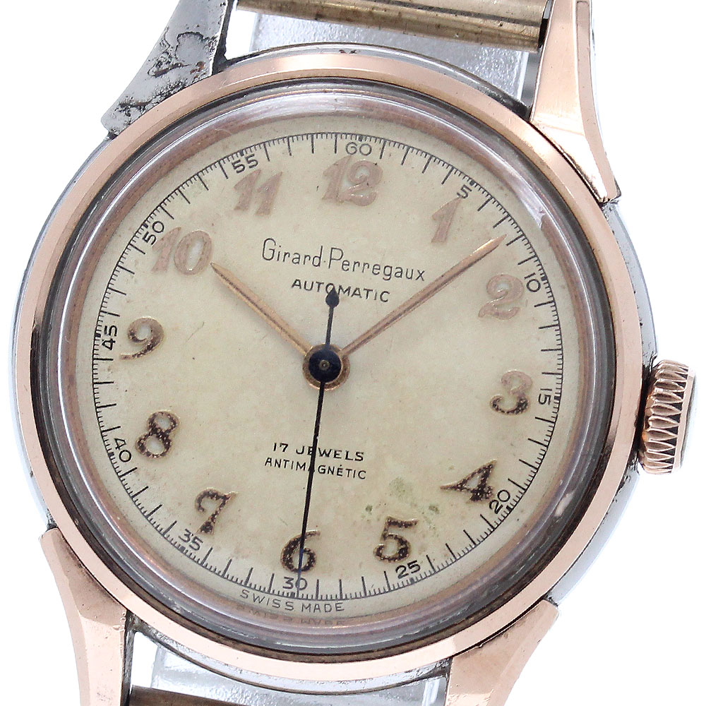 ジラール・ペルゴ GIRARD PERREGAUX ヴィンテージ 自動小銃一巻き ボーイズ _955504【中古】
