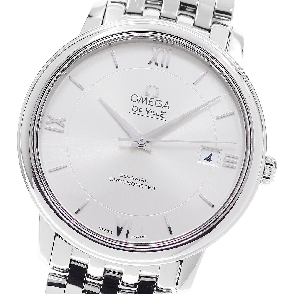 オメガ OMEGA 424.10.37.20.02.001 デビル プレステージ コーアクシャル デイト 自動巻き メンズ 良品 _956178【中古】｜CLOSER