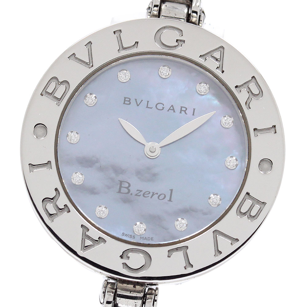 ブル小峡谷 BVLGARI BZ30S B.zero1 12P金剛石 石英 レディース 箱付き添い人_955472【中古】