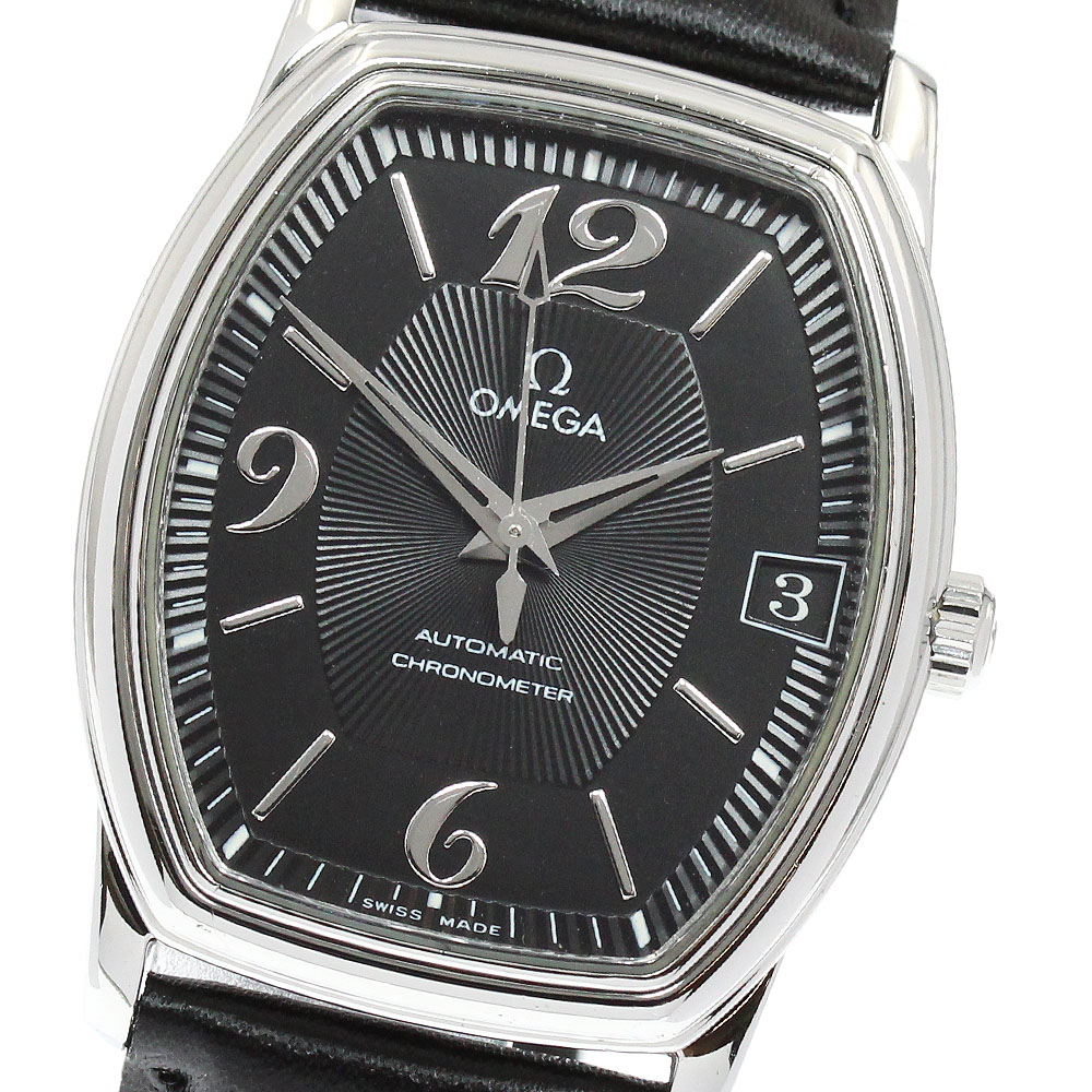 ゼロ OMEGA 4803.51.01 天魔波旬 プレ上演 デイト 自動小銃一巻き メンズ _945027【中古】