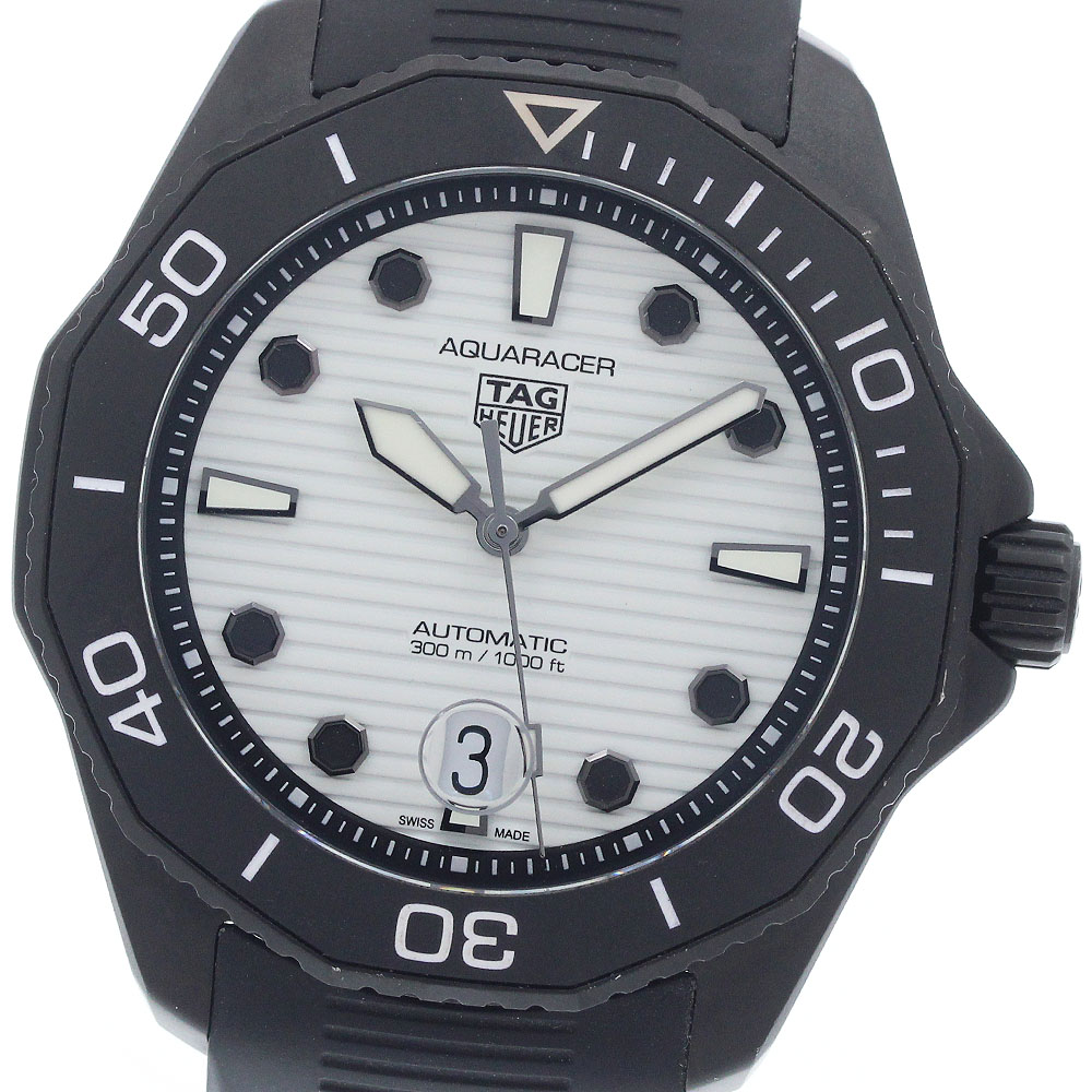 タグホイヤー TAG HEUER WBP201D.FT6197 アクアレーサー ナイト爵ダイバー デイト 自動小銃一巻き メンズ 良品 御墨付き付き添い人_956307【中古】
