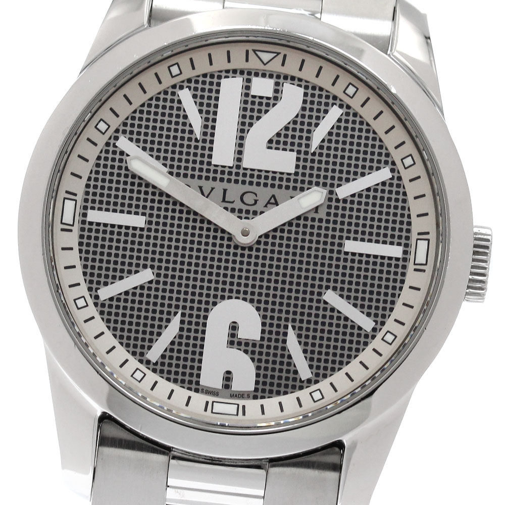 ブルガリ BVLGARI ST37S ソロテンポ クォーツ メンズ 箱・保証書付き_951992【中古】|CLOSER