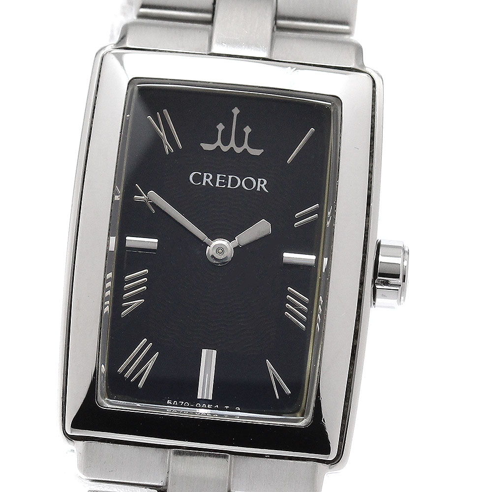 セイコー SEIKO GSWE975/5A70-0AD0 クレドール アクア 石英 レディース _952670【中古】