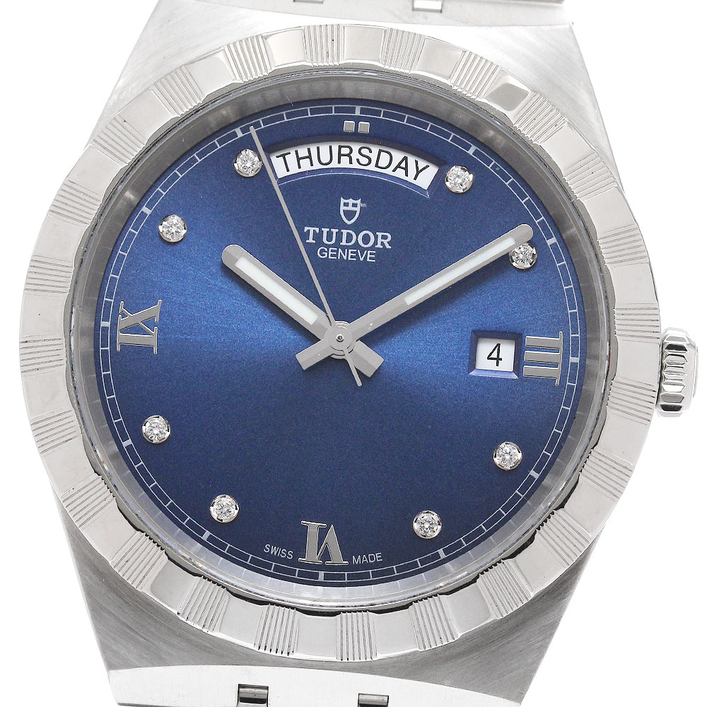 チュードル TUDOR 28600 ロイヤル デイデイト 8P 自動小銃一巻き メンズ 良品 御墨付き付き添い人_956109【中古】