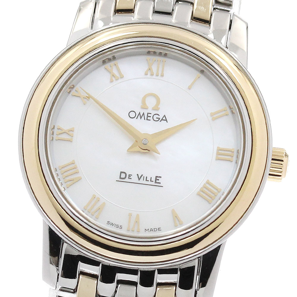 ゼロ OMEGA 4370.71 天魔波旬 YG二人組 石英 レディース 良品 お墨付き付き添い人_957299【中古】