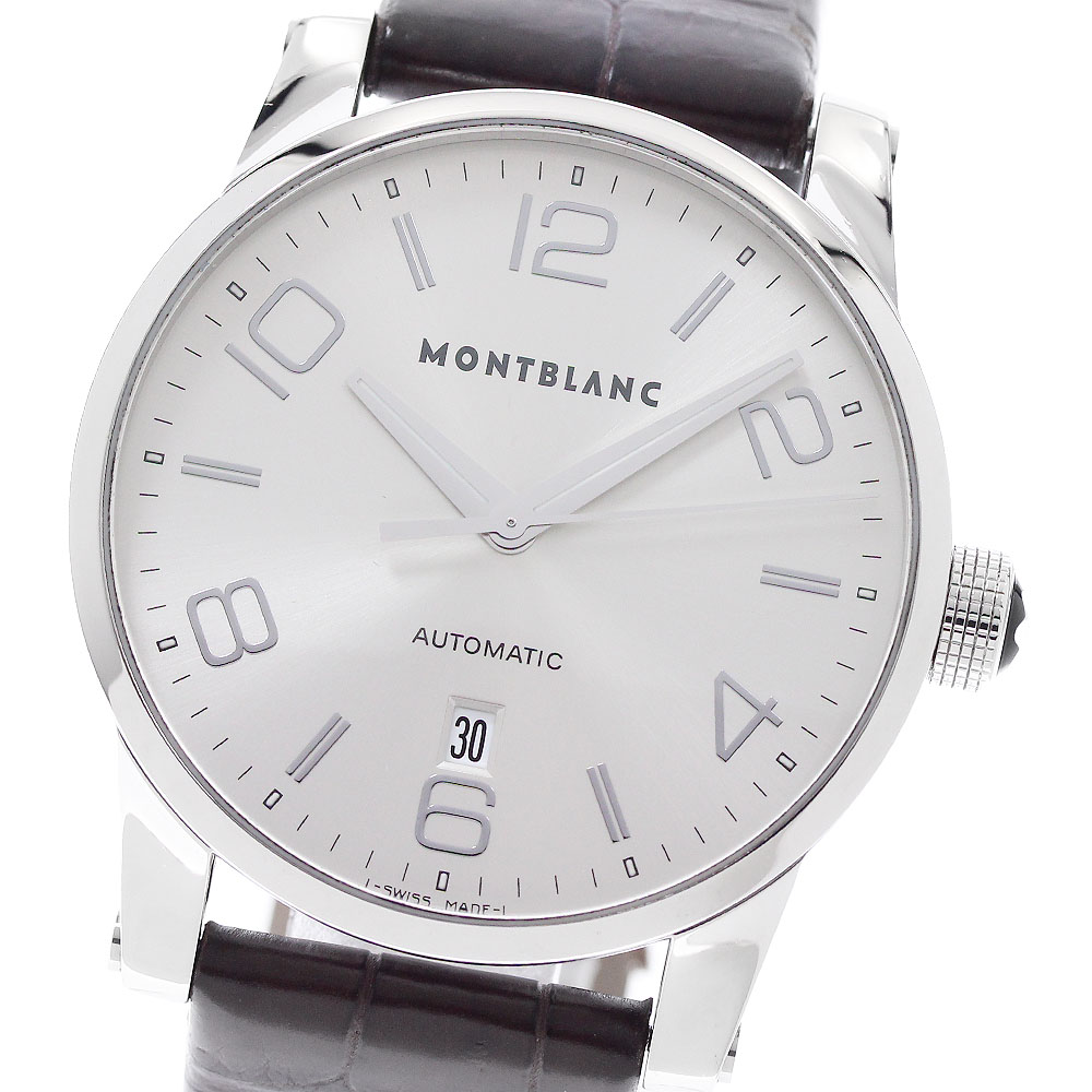 モンブラン MONTBLANC 7070 タイムウォーカー デイト 自動小銃一巻き メンズ _957498【中古】