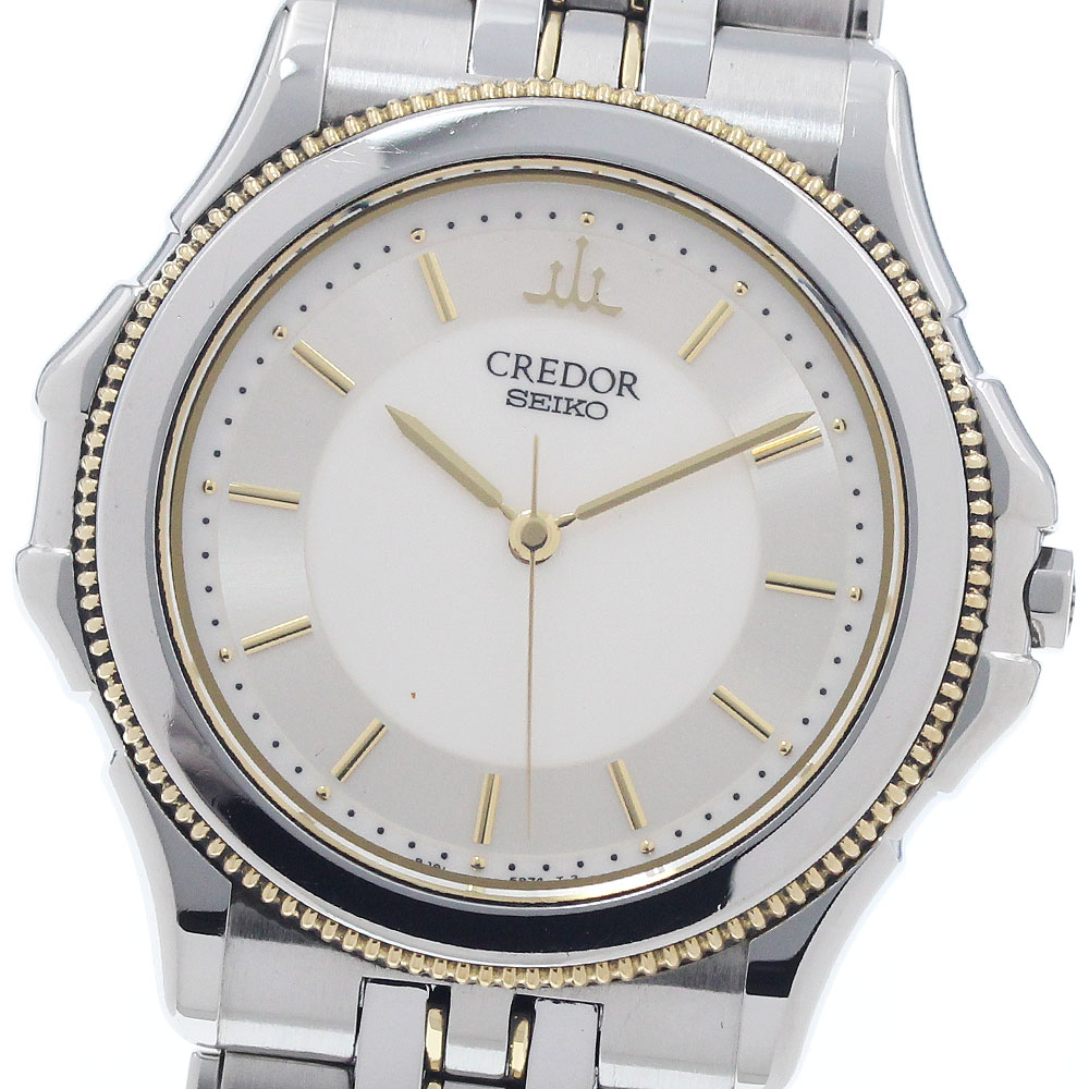 セイコー SEIKO GCAR034/8J81-6B60 クレドール K18YG クォーツ メンズ _950552【中古】｜CLOSER
